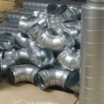 Andrew Engineering Limited ducting parts ready for installation