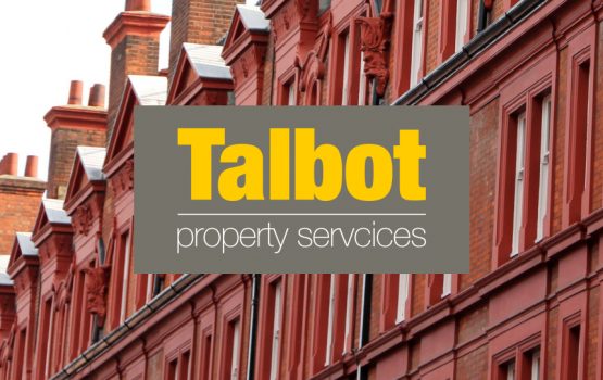 Talbot Property Services (logo on royalty-free residential buildings photograph)