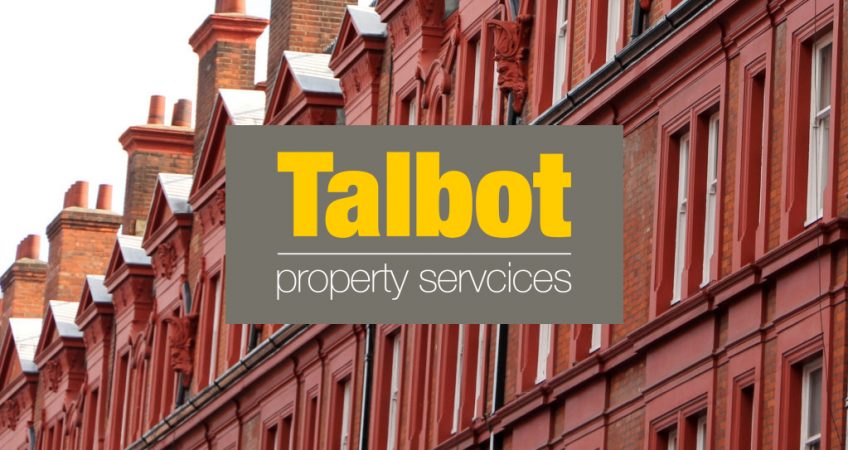 Talbot Property Services (logo on royalty-free residential buildings photograph)