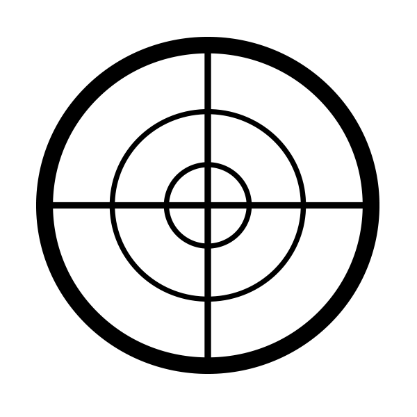 Sights / crosshair icon